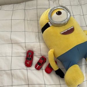 cars and minion plush stuffed animal